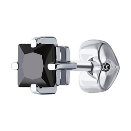 Серьги пусета одиночная 52-127-01878-2 золото