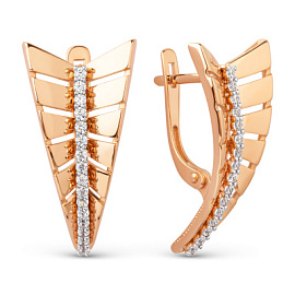 Серьги 027892-1102 золото