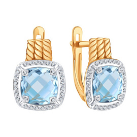 Серьги Т14702В753 золото