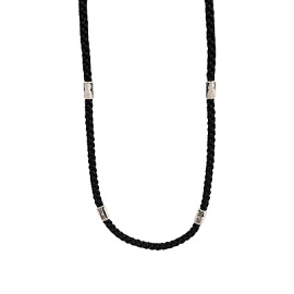 Шнур текстильный 754940-60 серебро Георгий Победоносец и Ангел Хранитель