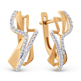 Серьги 034962-1102 золото