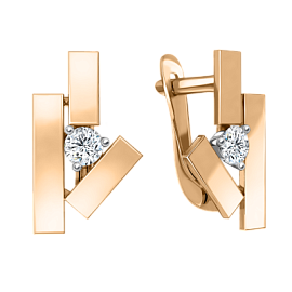 Серьги 08-258775 золото