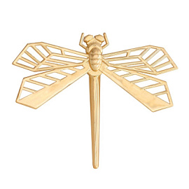 Брошь 141110105g ювелирный сплав Стрекоза