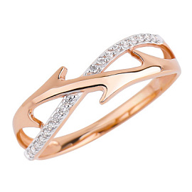 Кольцо 23874 золото