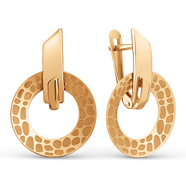 Серьги подвесные 504582-1000 золото