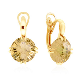 Серьги один камень 2320201498-39 серебро