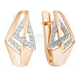 Серьги кл3037а-01 золото