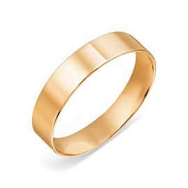 Кольцо обручальное гладкое Т100011469* золото