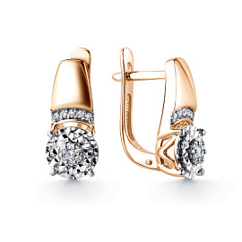 Серьги 02-00014-05-001-03-01 золото