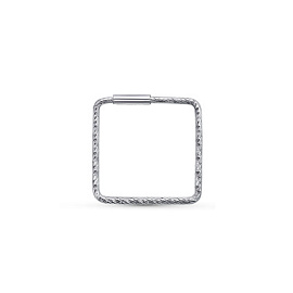 Серьги серьга одиночная с520130.30 серебро Квадрат