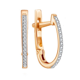 Серьги дорожка 04-52-0733-00 золото