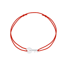 Браслет красная нить 00070460-6 серебро Ключ