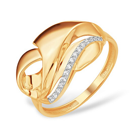 Кольцо К13221909 золото