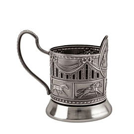 Посуда подстаканник С7408.245 ювелирный сплав Лошадь