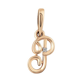 Подвеска буква 101478-1102 золото Буква Р