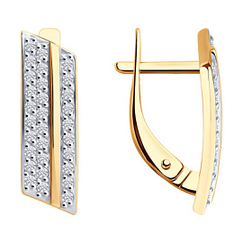 Серьги 0200559 золото