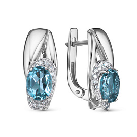 Серьги 2-1144 топ серебро