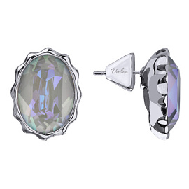 Серьги пусеты SW000095R-150E1 ювелирный сплав