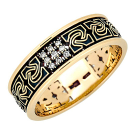 Кольцо обручальное АК5.24.9В золото