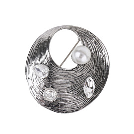 Брошь 61850220 ювелирный сплав