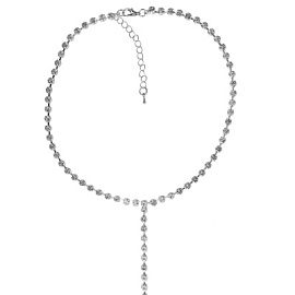 Колье галстук 701694310 ювелирный сплав