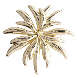 Брошь 331110049g ювелирный сплав Цветок