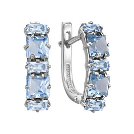 Серьги дорожка С222-8286Т золото