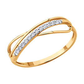 Кольцо 019581 золото