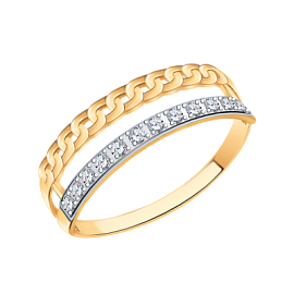 Кольцо 11196 золото