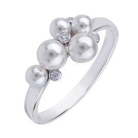 Кольцо 1044711-01250-2S серебро