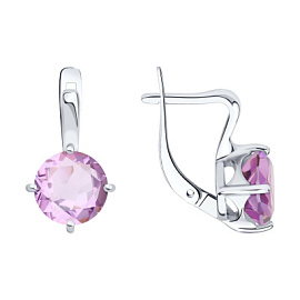 Серьги 92022037 серебро