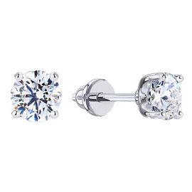 Серьги пусеты 6001804-00775 серебро