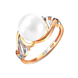 Кольцо 190-1-952Р золото