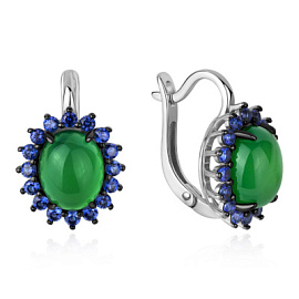 Серьги 2348395519л-1-82 серебро