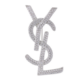 Брошь 3V-5360-W ювелирный сплав Ив Сен-Лоран