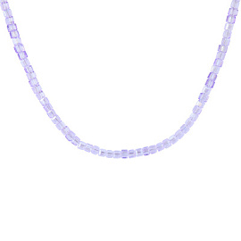 Бусы чокер К-Юкс-100-2-с-40 серебро