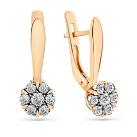 Серьги 2-408440-00-00 золото