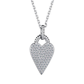 Колье 06-3960.00КЦ-00 серебро Сердце_0