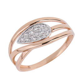 Кольцо 22249 золото