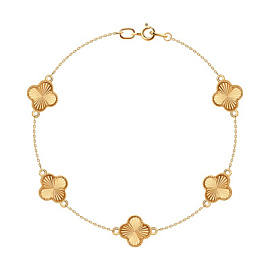 Браслет 051603 золото Ван Клиф