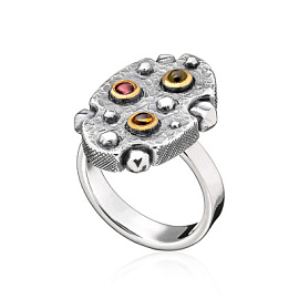 Кольцо RG021620TRM-CRD-M серебро