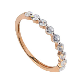 Кольцо дорожка 802-02398-10-00-20-00 золото