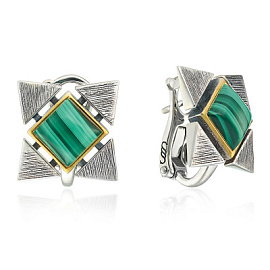 Серьги ER091629MLC-CSQ-S серебро