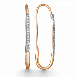 Серьги 2007303 золото Булавка