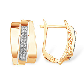 Серьги С13220571 золото Дорожка