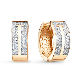 Серьги конго 822719р золото Тиффани Т