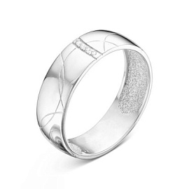 Кольцо 102635-301-0019 серебро