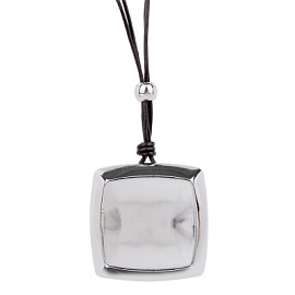 Колье каучук 701176910 ювелирный сплав Квадрат