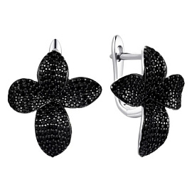 Серьги CZ-E01803-X-WB-X-X-B  серебро Паскуале Бруни