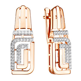 Серьги кл4509а-01 золото